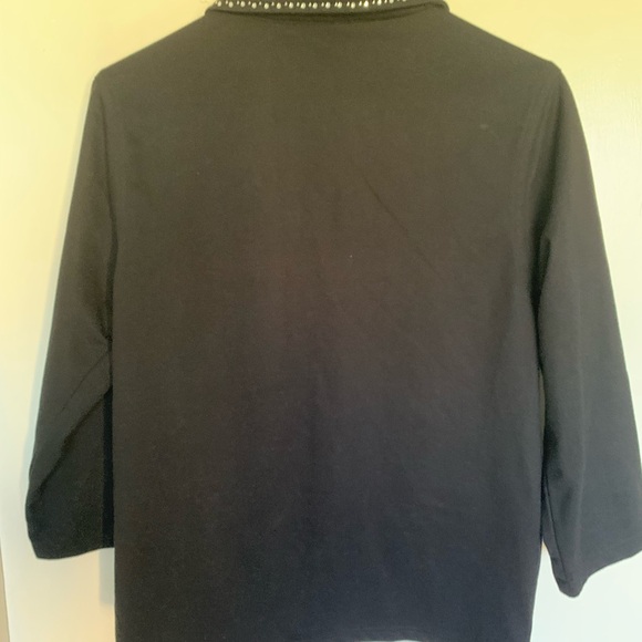 New black studded and jeweled jacket size M - Picture 6 of 6